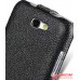 Кожаный чехол Melko для Samsung N7100 Galaxy Note 2 (черный)